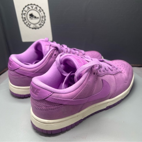 Nike Dunk Low PRM MF Rush Fuchsia DV7415-500 Women Size 6 Preowned Rare - Picture 6 of 14